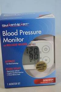 lot 51 image: SmartHeart Blood Pressure Monitor Wrist Cuff with Intelligent Inflation and Clinical Accuracy