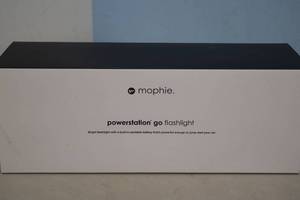 lot 52 image: NEW - Mophie PowerStation Go Flashlight Portable Battery Strong Enough to Jumpstart a Car