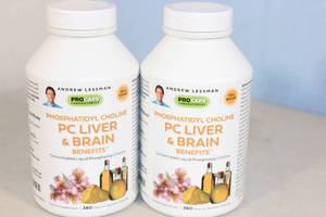 lot 7 image: 2ct Andrew Lessman Procaps Laboratories Dietary Supplements Phosphatidyl Choline PC Liver and Brain Benefits