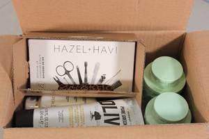 lot 16 image: Collection of Assorted Facial Creams with  12-Piece Nail Care Kit wCase