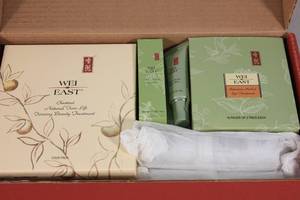 lot 18 image: Box of Assorted Wei East Beauty Products