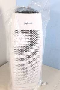 lot 3 image: NEW - Hunter Tower Air Purifier Fan with HEPA Air Filter