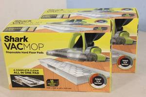 lot 50 image: 2ct Shark VacMop Disposable Hard Floor Pads 10 Per Box