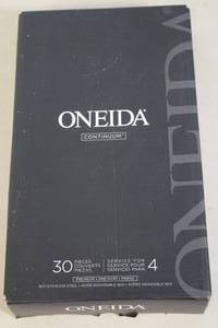 lot 104 image: Oneida Continuum 30pc Silverware Set Service for 4