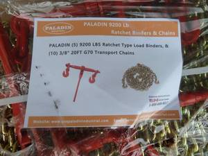 lot 42 image: Paladin Chains & Ratchet Binders 38