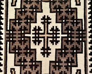 lot 50 image: Vintage Navajo Textile