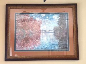 lot 81 image: Framed Claude Monet Print
