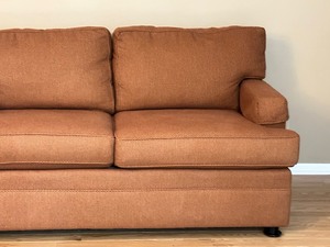 lot 28A image: Upholstered Thomasville Love Seat