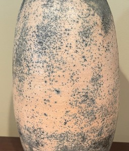 lot 68 image: Pretty Pottery Vase by K. Rousselle