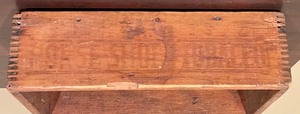 lot 72 image: Vintage Dummonds Horseshoe Tobacco Shipping Crate