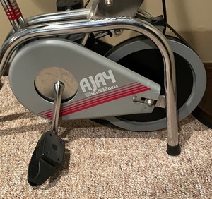lot 74 image: Ajay Fun and Fitness Dual Action Stationary Bicycle