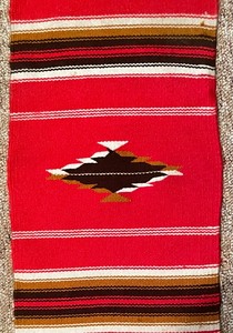 lot 77 image: Vintage Red Textile