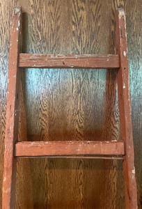 lot 142 image: Vintage Wooden Ladder