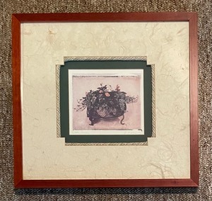 lot 144 image: Little Garden and Succulents Framed Prints by Mellios