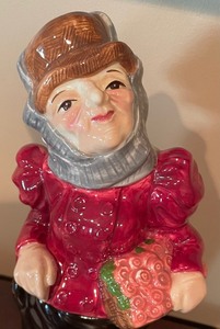lot 149 image: Agatha Rose Peddler Cookie Jar by Taste Seller by Sigma