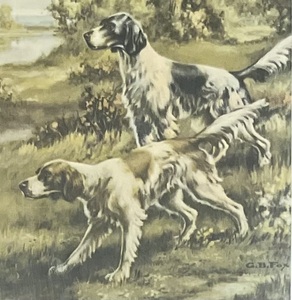 lot 225 image: Eager for Action Framed Print by G.B. Fox