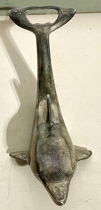 lot 258 image: Silver Plated Dolphin Bottle Opener
