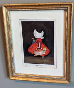 lot 121 image: Small Framed Vintage Prints