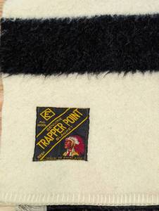 lot 113 image: Trappers Point Stripe Wool Blanket