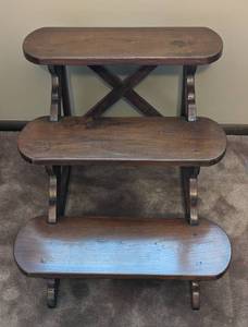 lot 114 image: Palecek Wood Library Stairs