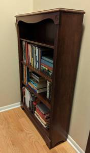 lot 124 image: Wooden Bookshelf