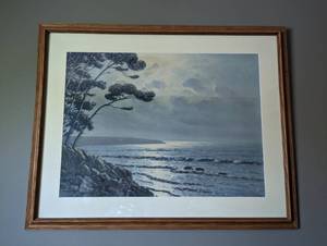 lot 209A image: Framed Decorative Scenic Print