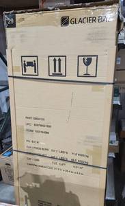 lot 150 image: Glacier Bay Derby 60 in. W x 78.74 in. H Frameless Sliding Shower Door in Chrome