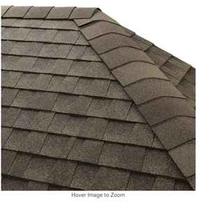 lot 112 image: (35) Seal-A-Ridge Weathered Wood Hip and Ridge Cap Roofing Shingles (25 lin. ft. per Bundle)