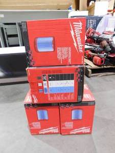 lot 3 image: Milwaukee Large WetDry Shop Vacuum High Efficiency Filter (4-Pack)
