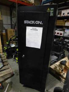 lot 5 image: STACK-ON 18-Gun Key Lock Security Cabinet, Black