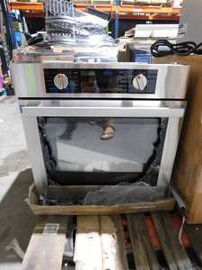 lot 46 image: 24 in. Steam Cleaning True European Convection Compact Electric Wall Oven in Stainless Steel with Air Fry Total Fry 360°