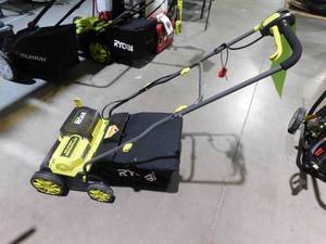 lot 86 image: ONE HP 18V Brushless 14 in. Cordless Battery DethatcherAerator
