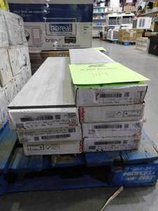 lot 104 image: Safari Glacier 8 in. x 36 in. Glazed Porcelain Floor and Wall Tile (80 sq. ft)