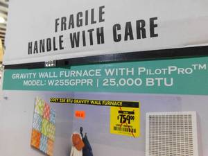 lot 122 image: Cozy 25,000 BTU Wall Furnace White W255GPPR