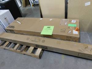 lot 133 image: Bedford Black Queen Bed Frame