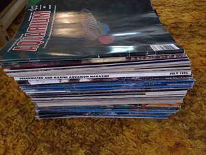 lot 32 image: Stack of Aquarium Magazines from the 80s and 90s