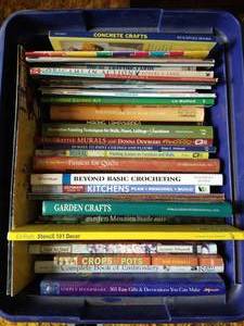 lot 49 image: Tote of Craft Books