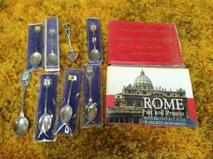 lot 87 image: Italy Souvenir Spoons & Books