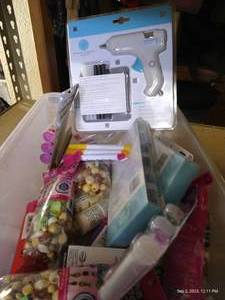 lot 125 image: Box of NEW Craft Supplies