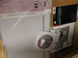 lot 136 image: Cricut Cutting Mats, Cardstock & More