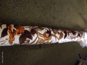 lot 184 image: Long Roll Vintage Floral Velvet Upholstery Cloth