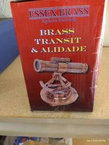 lot 201 image: NIB Brass Transit & Alidade