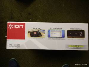 lot 219 image: NIB Ion Profile Pro USB Turntable