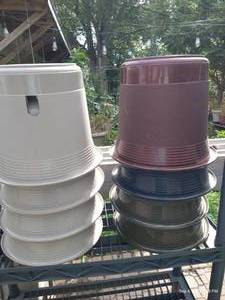 lot 309 image: Eight New Self Watering Planters