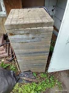 lot 312 image: 19 Large Square Pavers