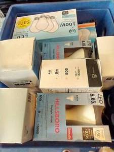 lot 357 image: Crate of New Light Bulbs