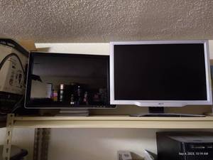 lot 220 image: Two Monitors- HP & Acer
