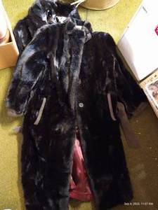 lot 235 image: Two Fur Womens Coats, Like New