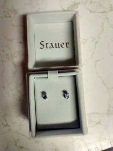 lot 238 image: Stauer Tanzanite Stud Earrings