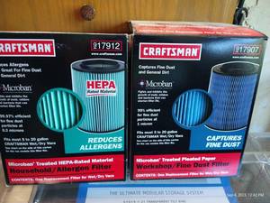 lot 272 image: Two New Hepa Dust Filters